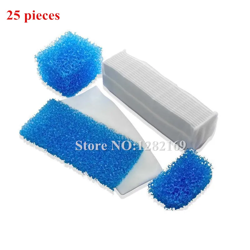 

25 pieces Twin / Genius Filter for Thomas 787203 Vacuum Cleaner Parts Twin Aquafilter Genius Aquafilter Filters