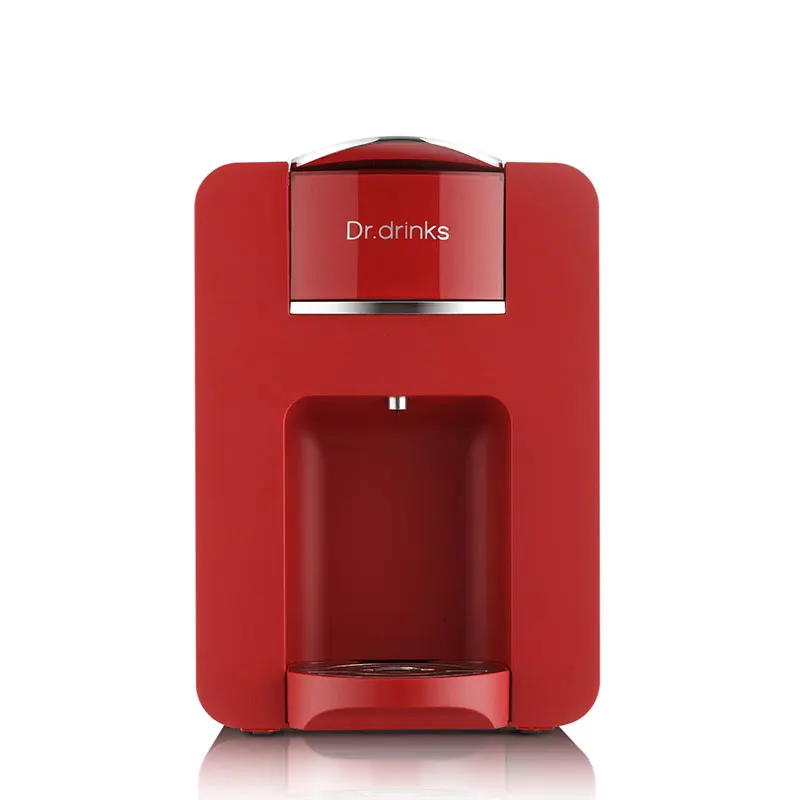 

Capsule Coffee Machine Fully-automatic Coffee Maker Household Espresso Machine Red Coffee Makers 19Bar Pressure Capsule Machine