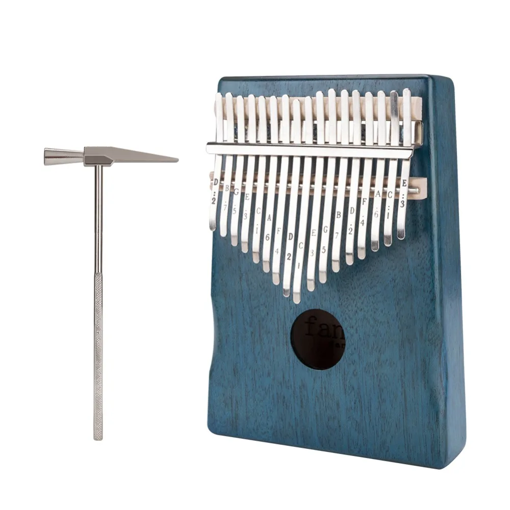 

17 Key Finger Kalimba Mbira Sanza Thumb Piano Pocket Size Supporting Bag Gecko Keyboard Marimba Wood Musical Instrument