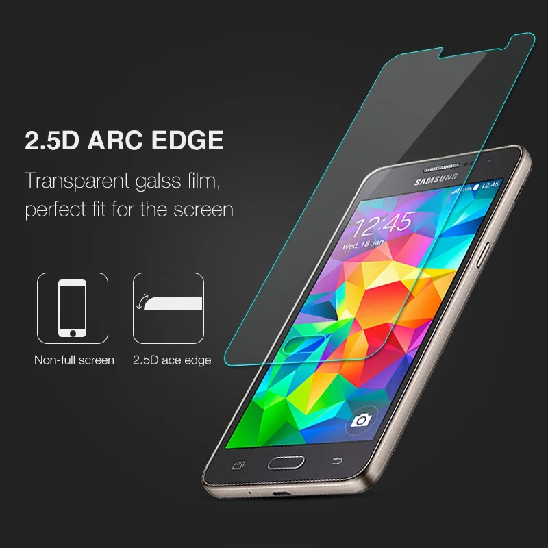 Nicotd Tempered Glass For Samsung Galaxy Grand Prime G5308 Screen Protector Film on G530 G531 G5308 G530H G531F G531H SM-G531 (4)
