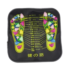Reflexology Walk Cobblestone Pain Relief Foot Massager TCM foot acupoint Massage relax Mat Pad Square Cushion beauty health care