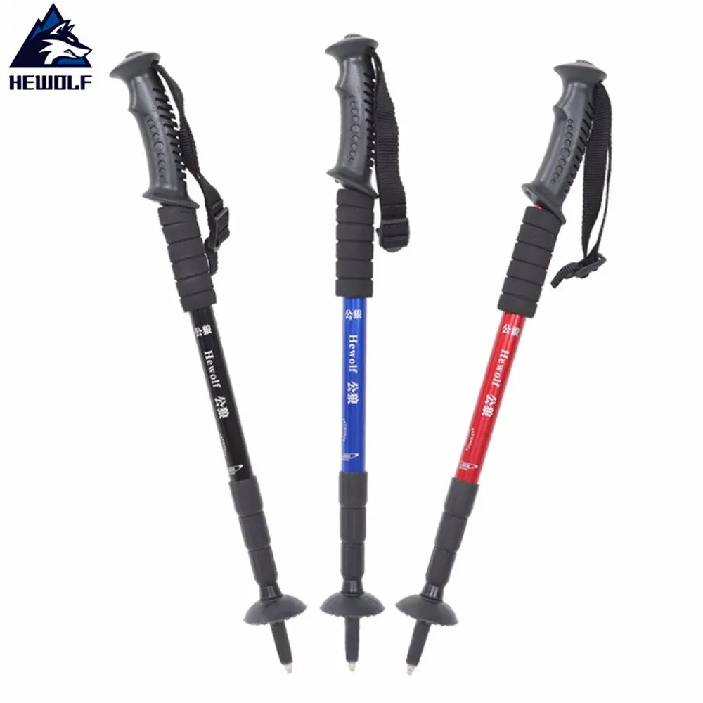 51 110cm 4 Sections Walking Stick Portable Ultra light Aluminum Alloy