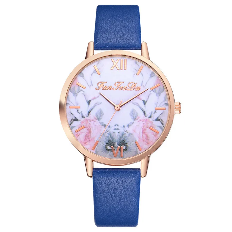 2018 Montre Femme Top Brand Luxury Women Watches leather band watch Analog Quartz Wrist Watch Clock relogio feminino J13#N (1)