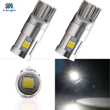 

YM E-Bright 2 PCS T10 194 168 W5W 3030 5 SMD LED Canbus Light NO Error Auto Bulbs DC 12V 24V White Car Styling 600Lm