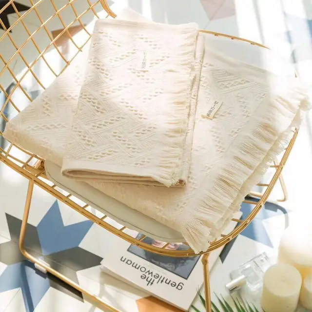 Tassel towel set (2pcs) breathe freely 100 cotton Nordic tassel beach towel 70*140cm Turkey craft gift summer towel soft new cheap Machine Washable Stripe Woven Square 15s-20s Plaid xs008 0 40KGS Yovepii grey beige coffee pink Towel set 1pc shower towel 1pc wash towel 1pc face Tassel towel set (2pcs) breathe freely 100 cotton Nordic tassel beach towel 70*140cm Turkey craft gift summer towel soft new cheap Machine Washable Stripe Woven Square 15s-20s Plaid xs008 0 40KGS Yovepii grey beige coffee pink Towel set 1pc shower towel 1pc wash towel 1pc face
