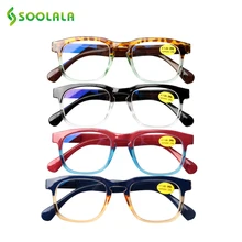 SOOLALA весенние шарниры мужские очки для чтения хит цветов женские очки с диоптриями оптические увеличительные защитные очки для пресбиопии