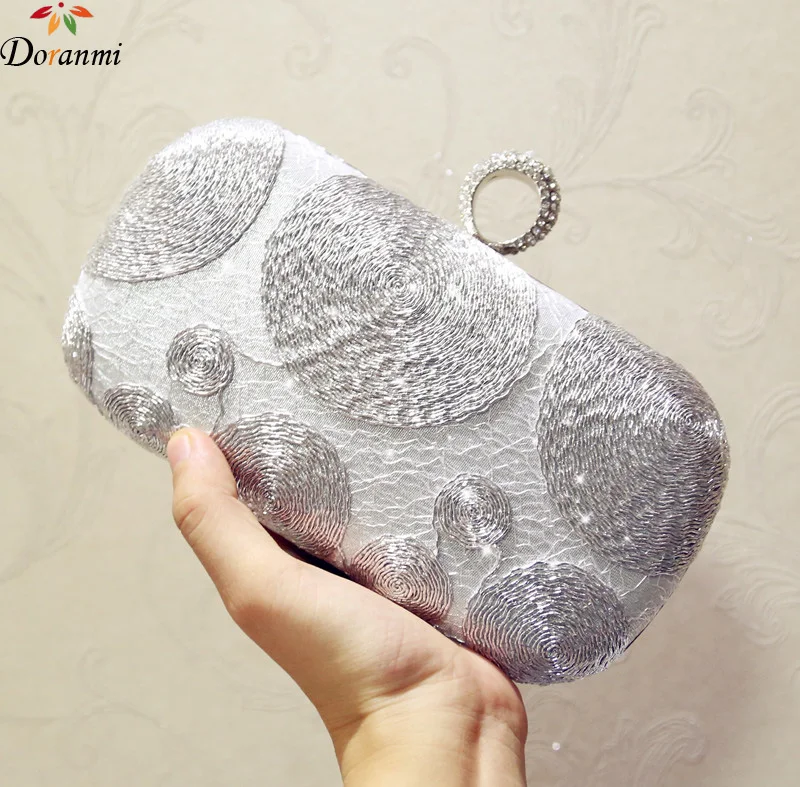 

DORANMI New Lutch Purse Night Club Clutch Purse Wallet Elegant Velour Female Wallet Evening Party Bag For Ladies WYN001