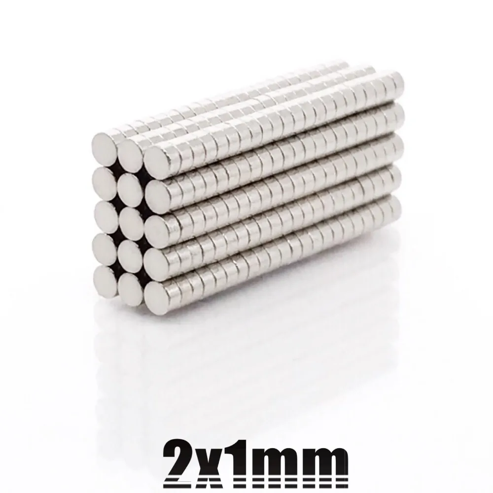 500 шт. N35 2*1 мм 2x1 мм маленький Прочный Магнитный кронштейн мощные неодимовые Редкоземельные постоянные магниты 2x1