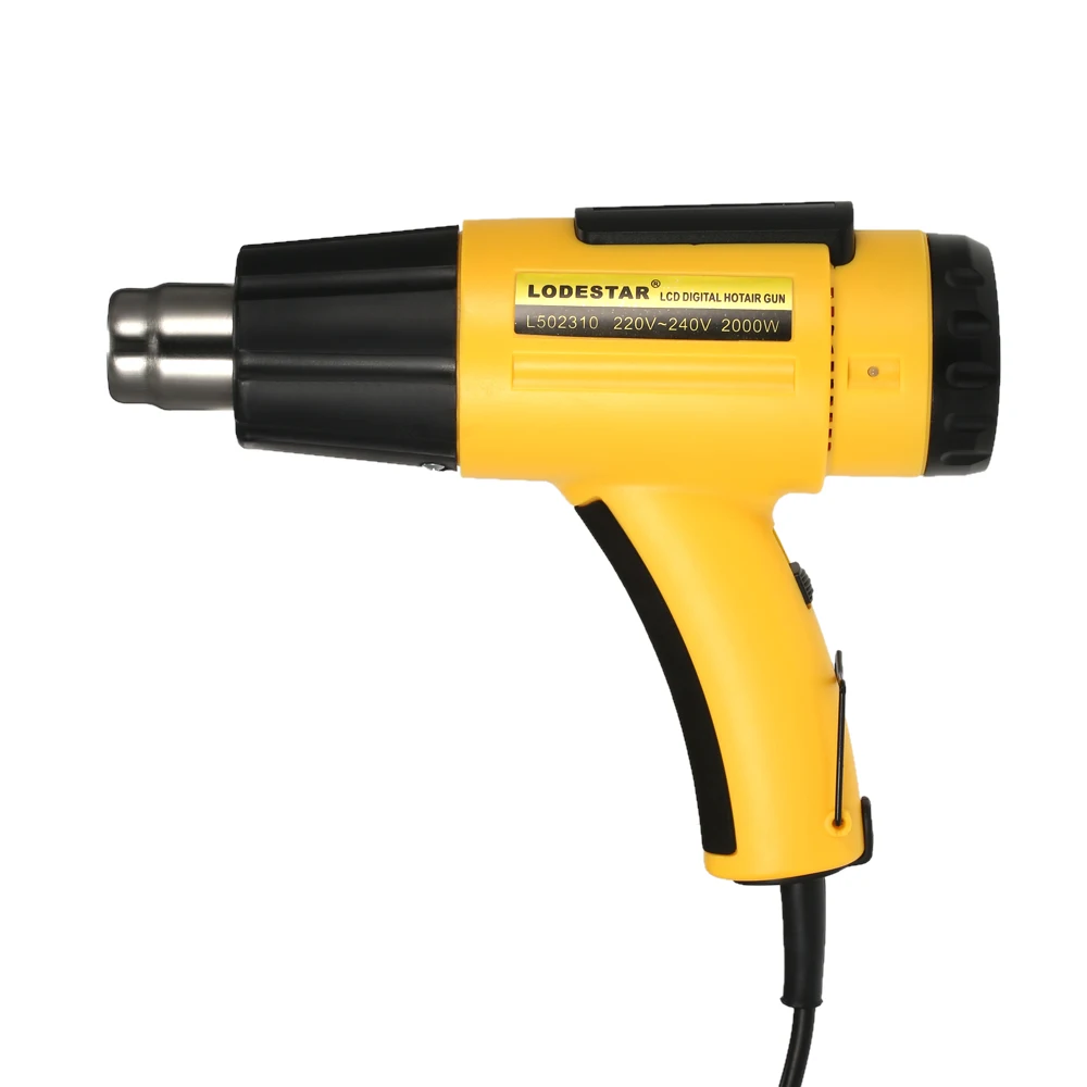 

LCD Digital Temperature-controlled Electric Hot Air Gun Adjustable Heat Gun IC SMD Welding Tools with Nozzle 2000W AC220