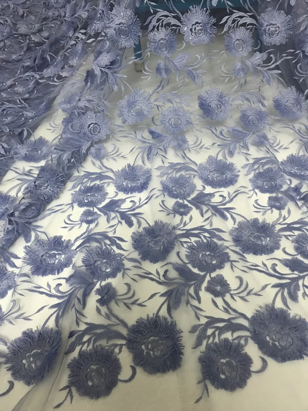 Hot sale Anan-102317 nigerian Tulle Lace Fabrics French Net Fabric Embroidered Mesh | Дом и сад
