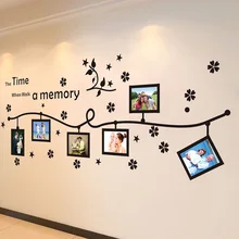 DIY цветок звезды фото цветок настенные наклейки с виноградной лозой цитаты винилы наклейки большие 240*80 см семейные наклейки для стен домашний декор гостиной