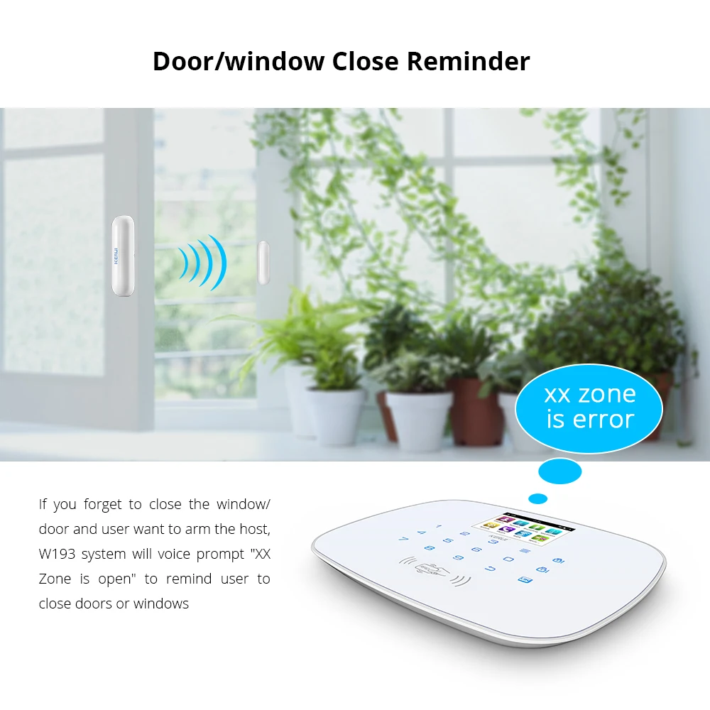 KERUI 3G WiFi GSM Security Alarm System PSTN RFID IOS Android APP Control Wireless Smart Home Burglar Alarm Sensor Alarm DIY kit