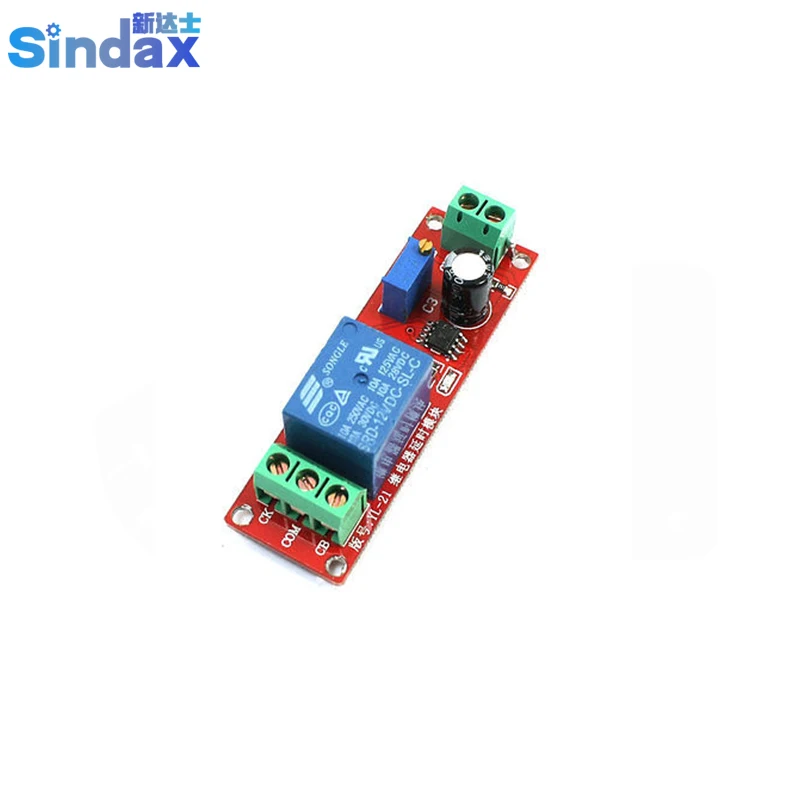 

Sindax DIY NE555 Monostable Switch PLC Time Delay Circuit Module DC12V Red for Arduino