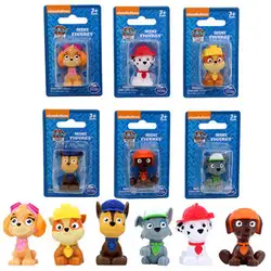 Новое поступление подлинный Nickelodeon Paw Patrol Mini action Figure Rescue Team 6 видов Rocky Zuma Skye by Spin Master new Sealed-1 шт