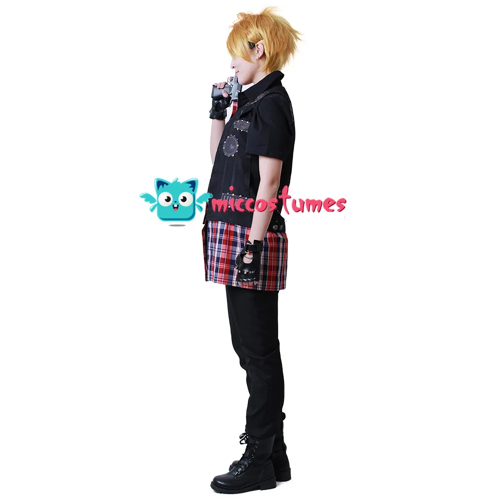 Final Fantasy XV Prompto Argentum Cosplay Costume Anime Men Clothes Jacket Vest