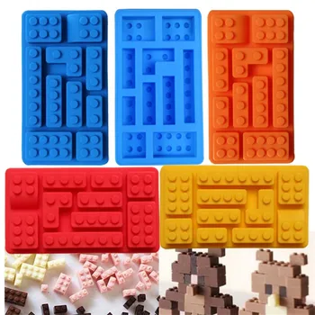 

Brick Blocks Shaped Rectangular DIY Chocolate Silicone Mold Ice Cube Tray Cake Tools Fondant Mould 15.5*8.5*2 cm