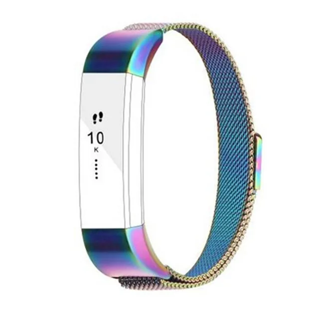 天空蓝 Металлический высококачественный сменный ремешок для Fitbit Браслет Alta HR монитор Смарт-часы аксессуары - Цвет: 天空蓝