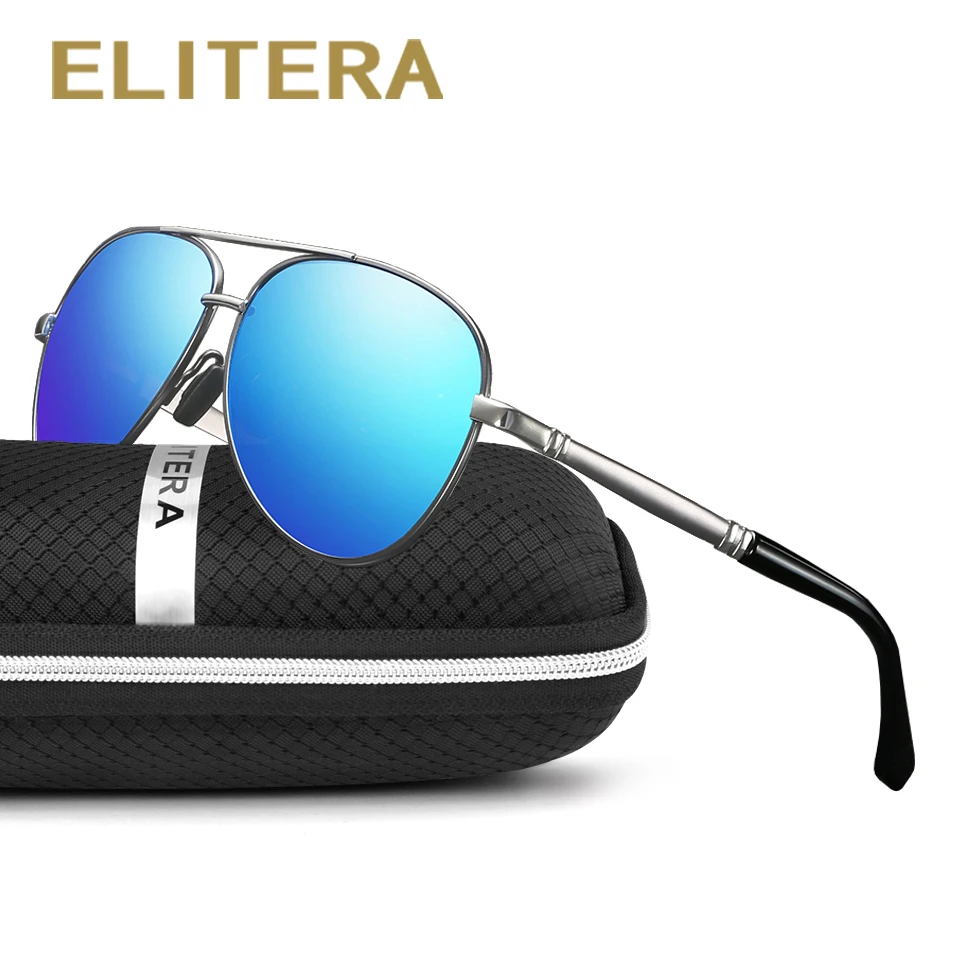 Мужские солнцезащитные очки ELITERA поляризационные в стиле унисекс с