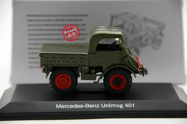 Сплав Игрушечная модель 1:43 Масштаб Mercedes Benz Unimog U401 военный внедорожный грузовой автотранспорт модель для мальчика подарок, украшение, коллекция