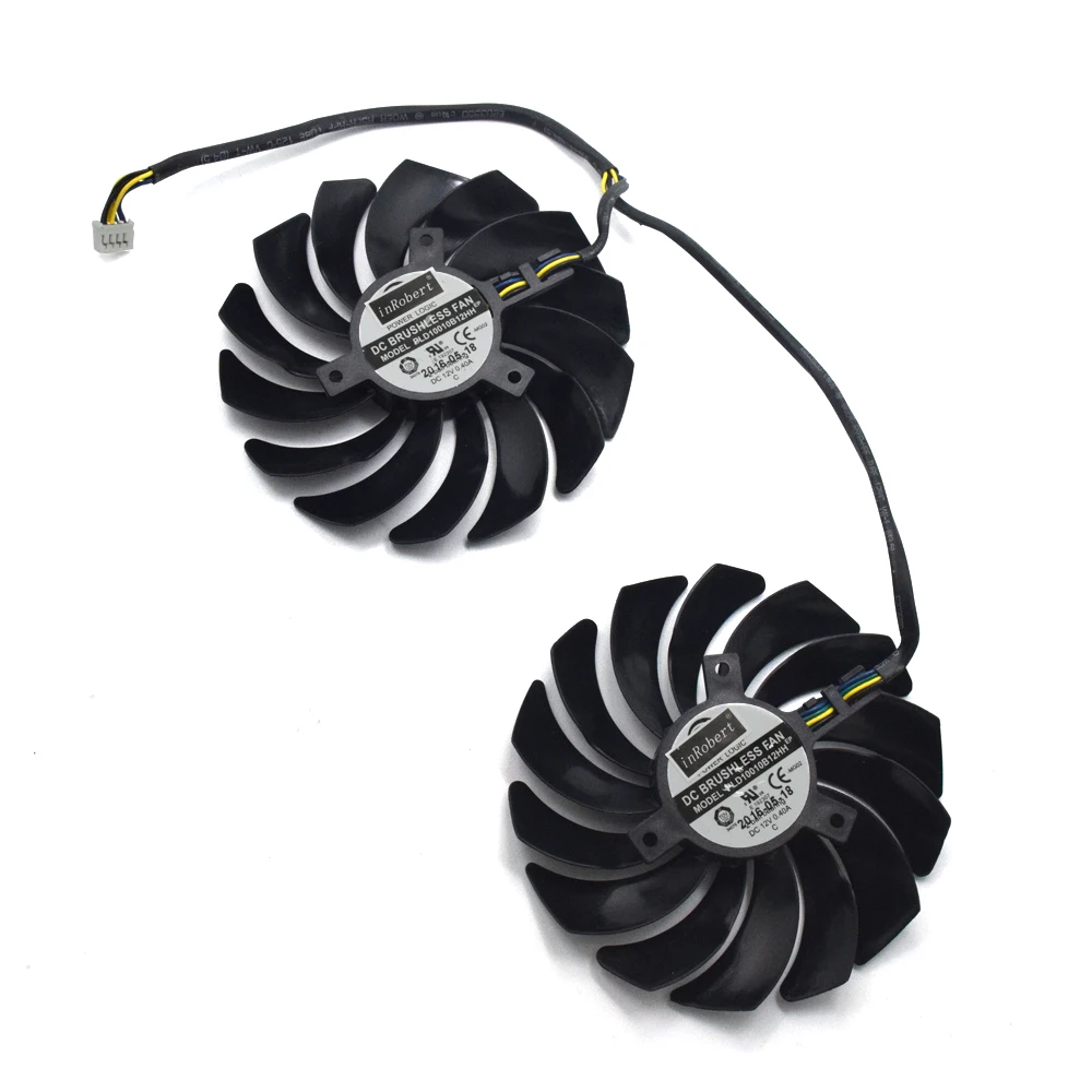 

2PCS/lot 95mm PLD10010S12HH 4PIN Cooler fan For MSI GTX 960 GTX980Ti GAMING GTX 950 GTX 1060 RX 470 GAMING X Graphic Card Fan