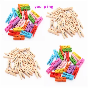 

Wooden Clips 2.5mm 3.5mm 4.5mm 6.0mm 7.2mm Photo Binder Memo Clips Clothespin Craft Decoration Clips School Office clips