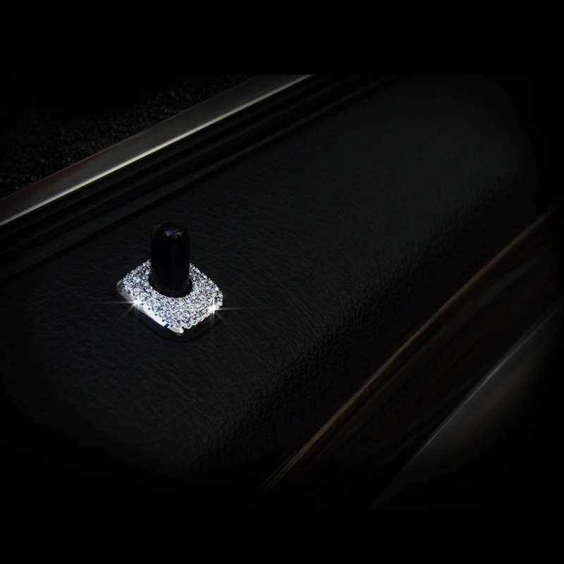 

4PCS Diamond Style Fit For BMW 5 Series GT F07 F10 11-16 Door Lock Cover Trim