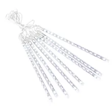 Finether подключаемый 30 см Метеор Tueb 8 трубок дождь Душ Светодиодный Рождественский свет свадебный сад Рождественская гирлянда свет открытый