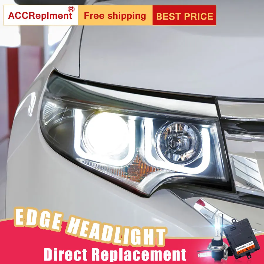 2 шт. светодиодный ные фары для Ford Edge 2011 2014 Автомобильные ангельские глазки