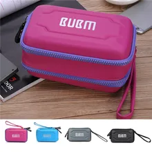 BUBM double interlayer storage case Organizer bag shockproof portable EVA package for hard drive digital U disk cable