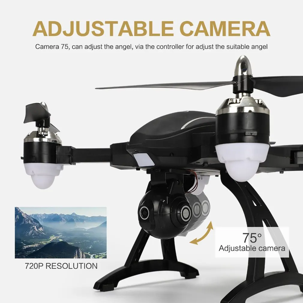 

RC Dron Toys X34C Dual Mode 5.8G FPV RC Drone With 720P HD Camera GPS Altitude One Key Return Headless Mode RC Quadcopter Drone