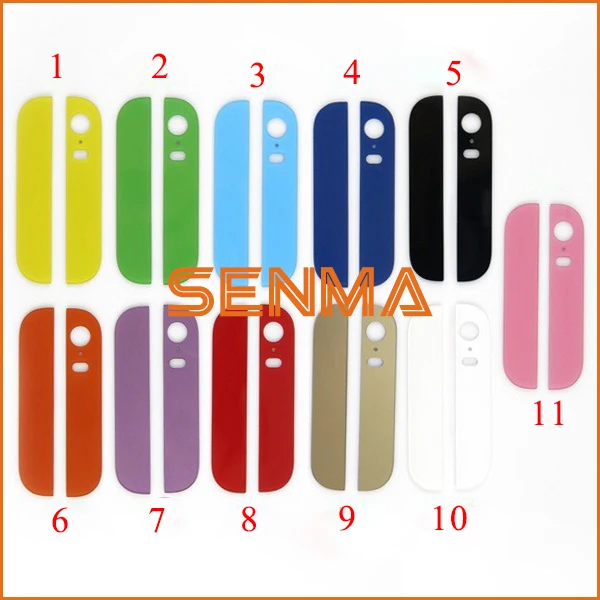 For iPhone 5S Top and Bottom Glass Cover Replacement for 11 Colors Free Shipping | Мобильные телефоны и аксессуары