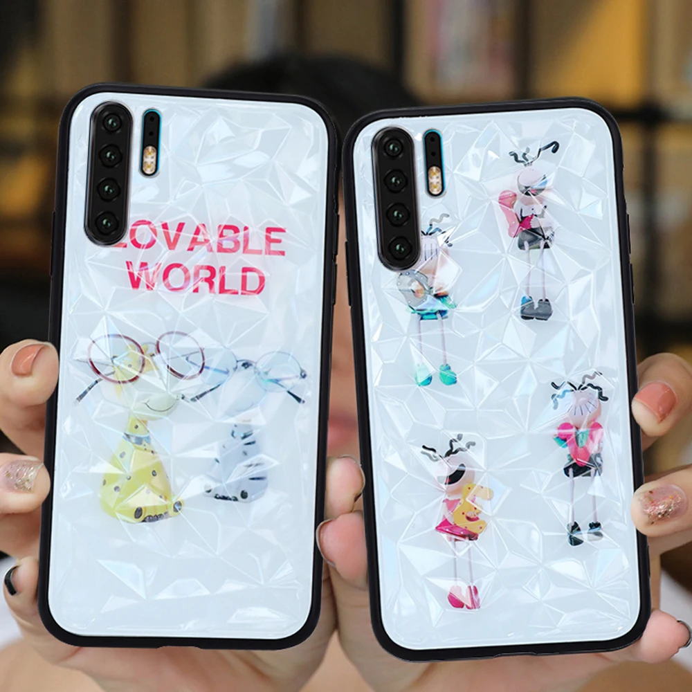 3D Diamond Case For Huawei P30 Pro P20 Lite P Smart 2019 Nova 4 3 3i On Honor 10i 10 8X 8A 8C 7C 7A Y6 2019 Y7 Pro Y9 2018 Case  (11)