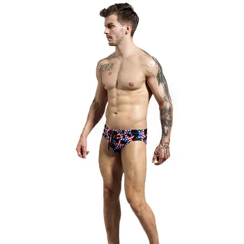 

Underwear Men Briefs High Quality Brand Underwears Briefs Shorts Men's Bikinis Man Sexy Mesh Home Sleepwear Underpants flag new