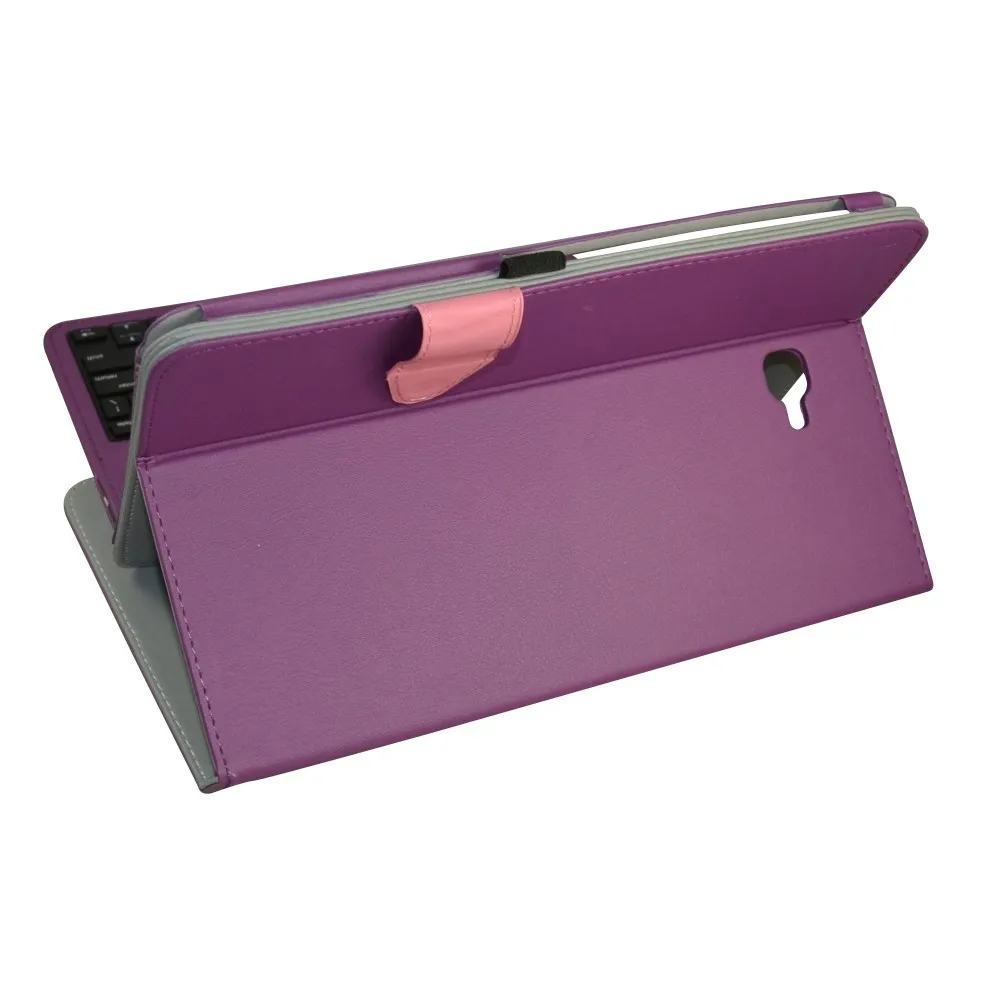 Съемный Bluetooth клавиатура кожаный чехол для samsung Galaxy Tab 10,1 T580 T585 SM-T580 T580N 10," Tablet