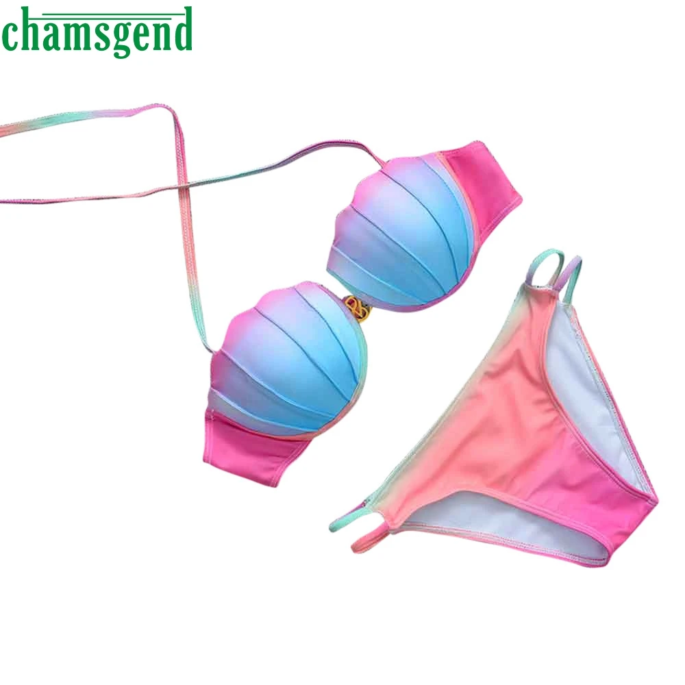 

Floral Bikini 2017 Beach swimsuit swimwear Women Padded Bra bathing suit maillot de bain femme Ladies biquini Beach suit Mar17YP