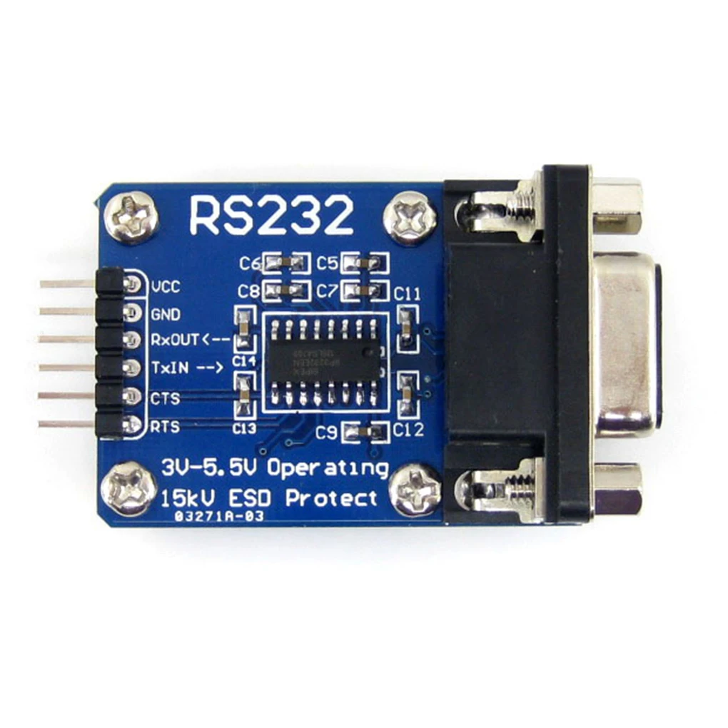 RS232 плата последовательный уровень передачи SP3232 последовательный к ttl трансивер оценка разработки модуль связи комплект