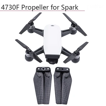 

2Pc Quick Release Full Carbon Fiber 4730F Propellers Foldable 4730 Blade Props for DJI Spark Accessories Replacement