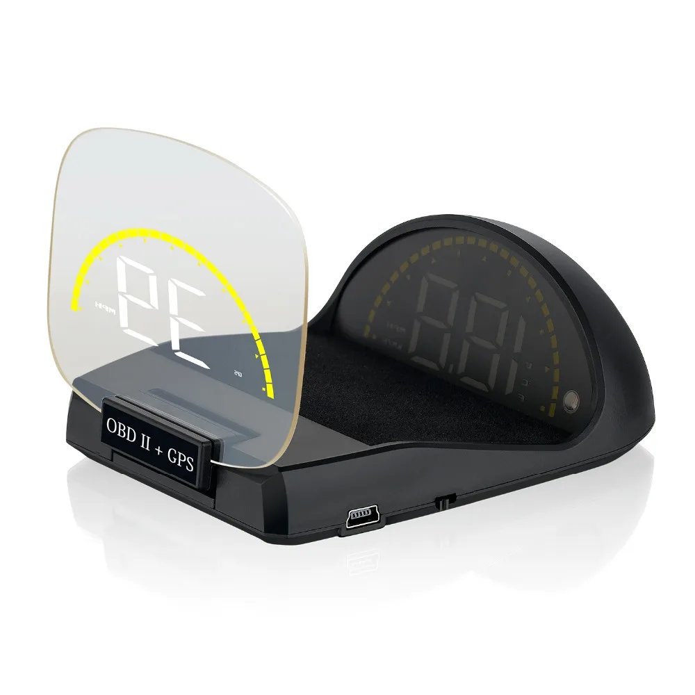 XYCING Head Up дисплей автомобиля HUD OBD2 gps скоростной метр двойной режим дисплей данные о движении скорость MPH расход топлива-для всех автомобилей