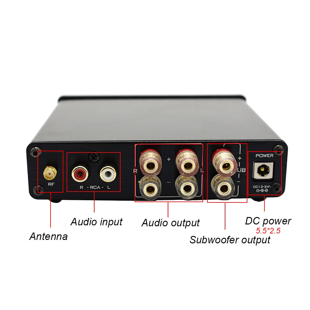 CSR8635 Bluetooth 4,0 TPA3116 2,1 HiFi усилитель сабвуфер усилитель доска усилитель аудио усилитель класса D 2*50 Вт+ 100 Вт B2-004