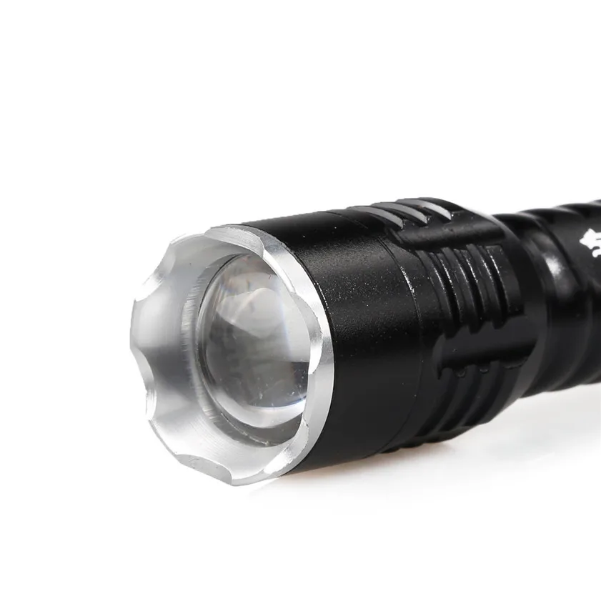 Супер 2x6000Lumen перезаряжаемый Тактический CREE Q5 светодиодный фонарик+ 18650 аккумулятор и зарядное устройство 170215