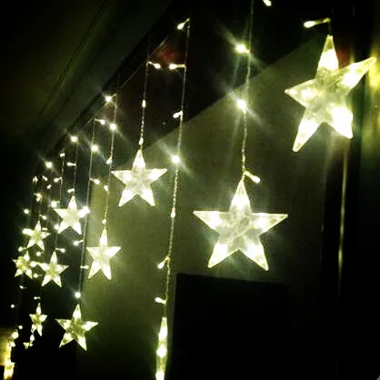 

New Year Stars Led String Fairy Lights Christmas Garlands Decoration 3x0.65m Led Cristmas Lights Natal Luces De Navidad