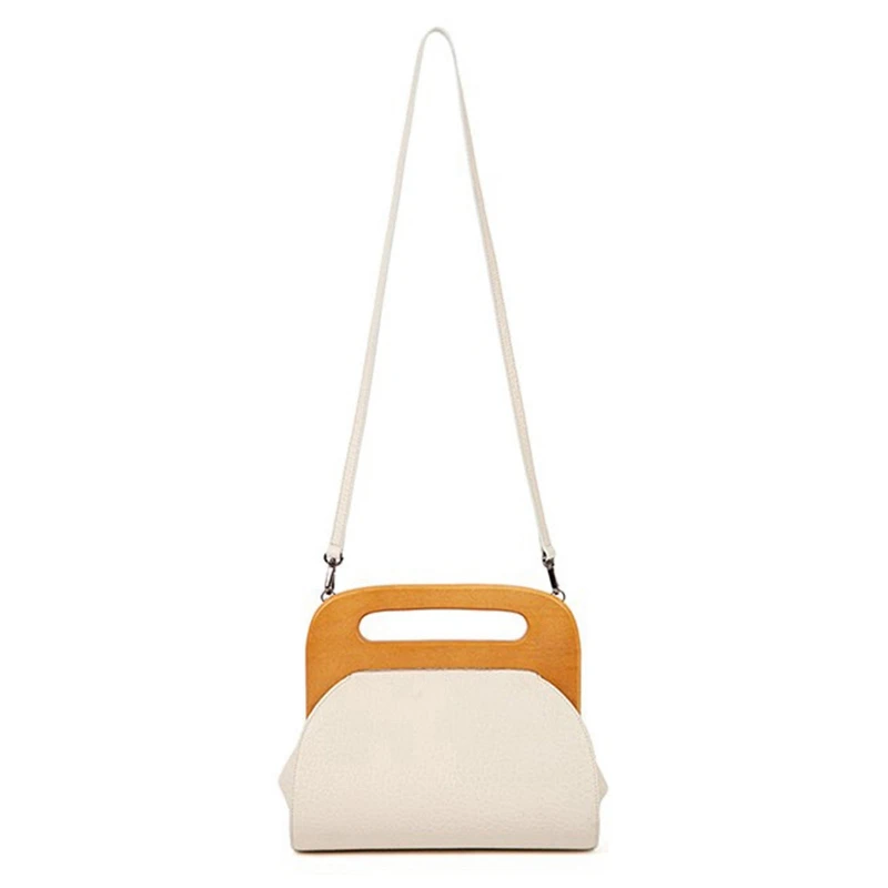 

BEAU-Wooden Hand Shell Bag Ladies Clutch Bags Fashion Wallet Women Luxury Female Luxury Brand Shoulder Bags Women Messenger Cr
