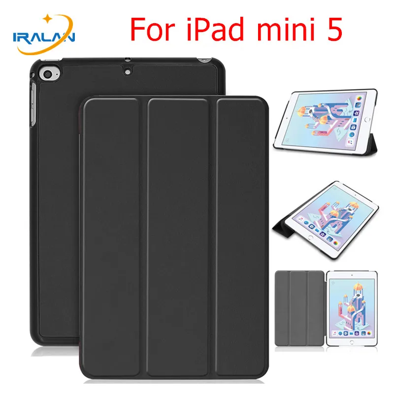 Тонкий складной чехол-книжка из искусственной кожи для нового iPad Mini 5 2019