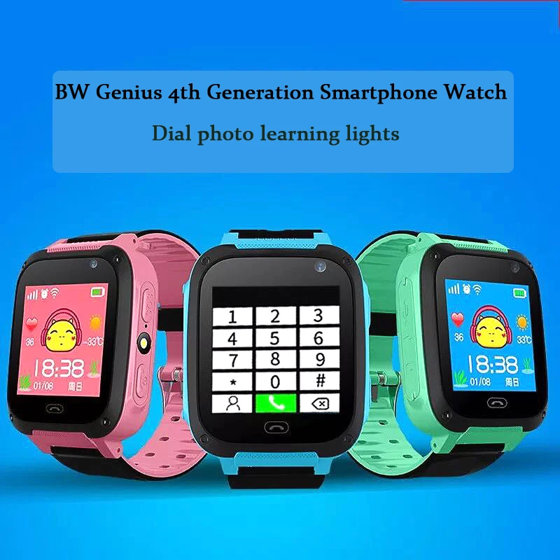 BANGWEI Безопасность детей против потерял Смарт часы с Камера ребенок освещение SOS для IOS Android детей Smart Watch + коробка