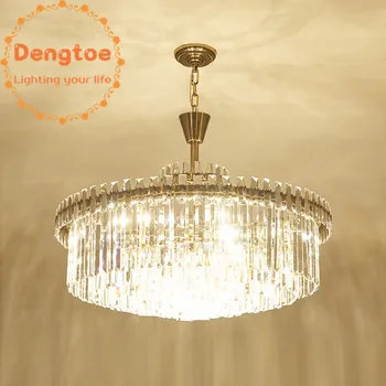 

Dengtoe Modern Luxury Crystal Chandelier Lighting Fixture for Living Room Bedroom Hotel Wedding Pendant Lamp