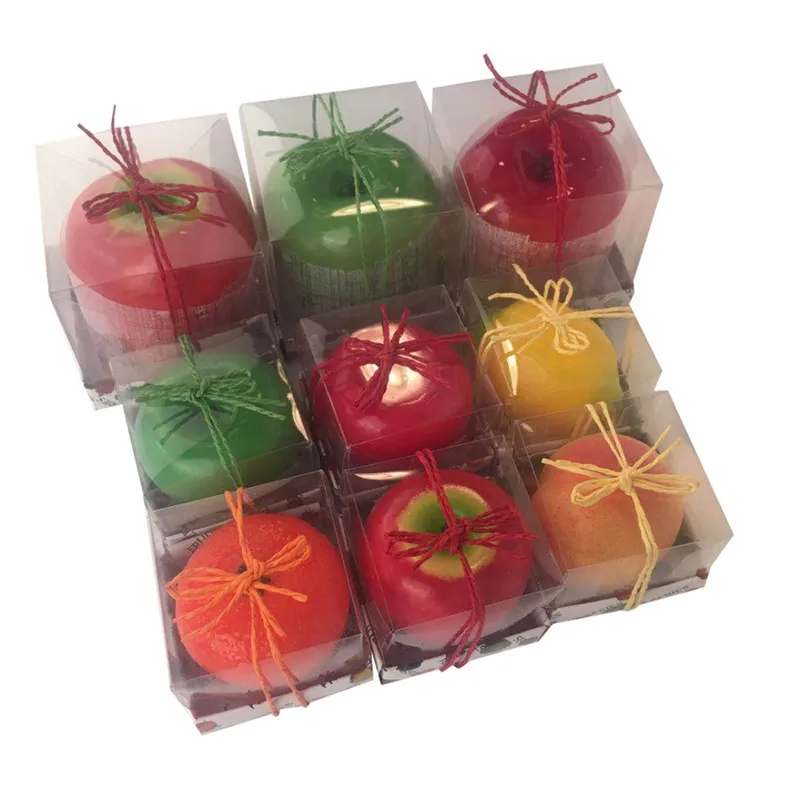 

Emulational Apple-shaped Fragrant Candle Fruit Candles Romantic Home Party Wedding Birthday Party Decoration Valentine Gift New