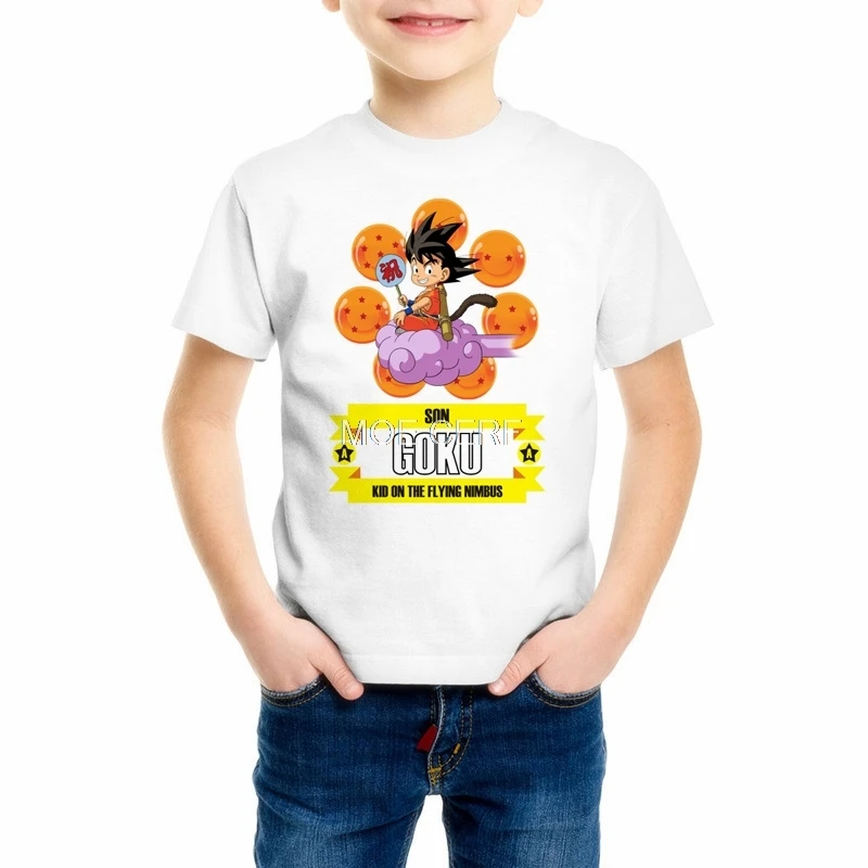 Для детей, на лето Dragon Ball Z мальчиков/девочек Slim Fit Косплэй 3D футболки Dragon Ball футболка Повседневное Детские футболки Z17-7 - Цвет: 20