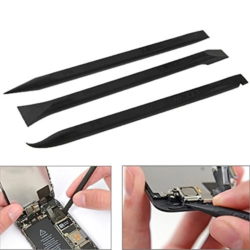 

Professional Universal 3 Set Stick Spudger Anti-static Ultra Nylon Spudger Metal Pry Bar Open Repair Tools for Phones Tablet