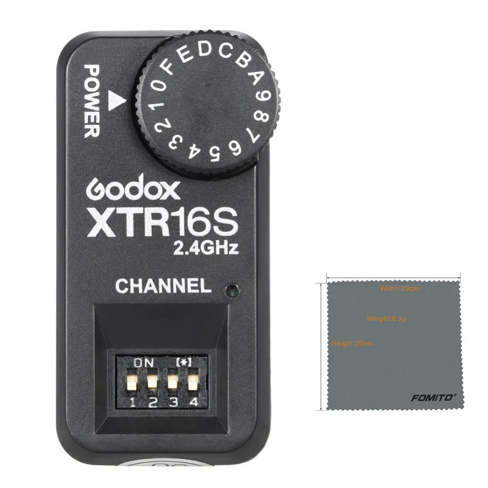 Godox 2 4G Беспроводной XTR-16S 16 Каналы Мощность-управление Flash Trigger Receiver подходит для V850