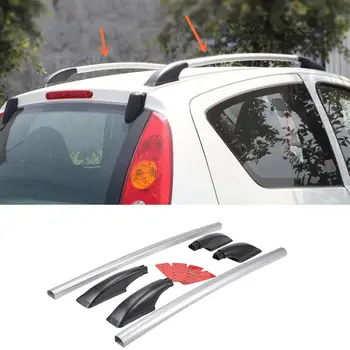 

2PCS Aluminum Roof rack Rail Side Bar For Chevrolet Aveo hatchback 2011-2014